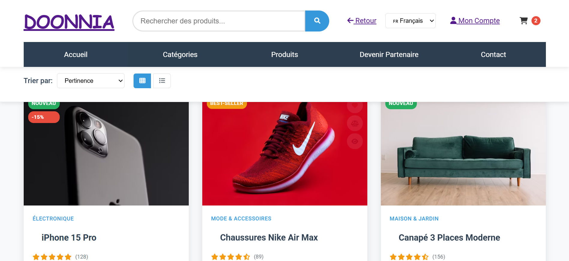 Corporate website