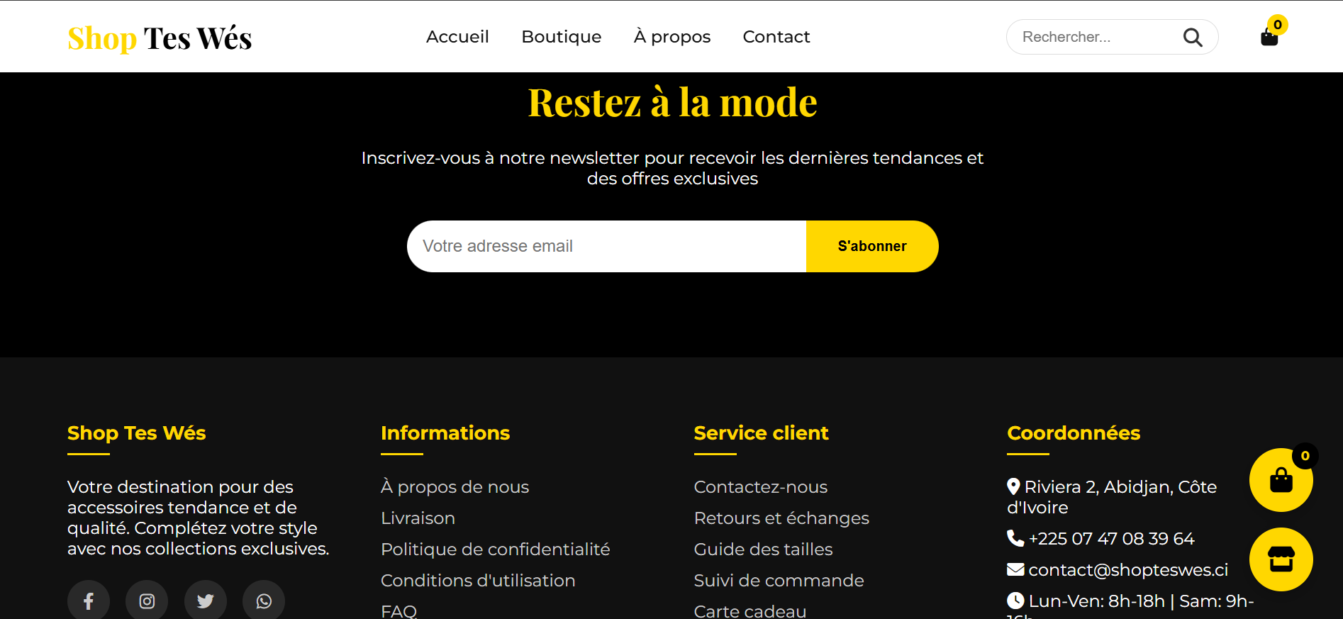 E-commerce project